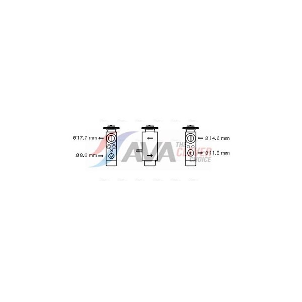 Expansionsventil, klimatanläggning Ava quality cooling MS1094 AVA QUALITY COOLING