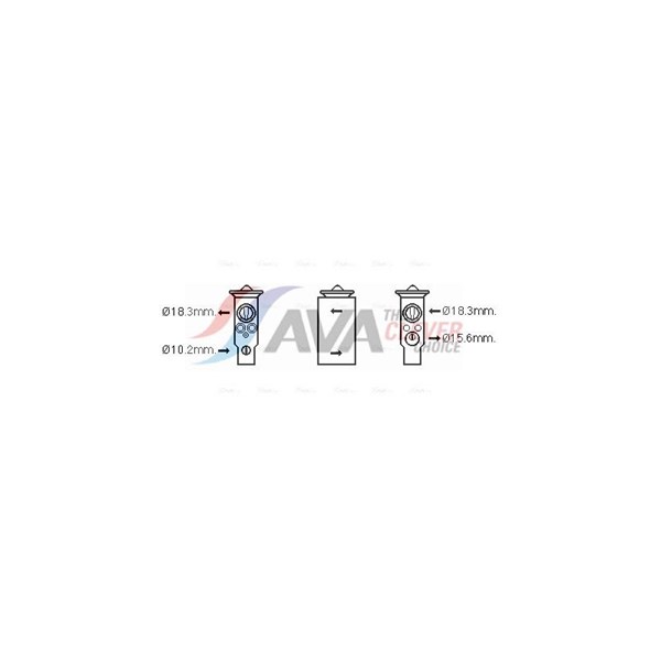 Expansionsventil, klimatanläggning Ava quality cooling MS1634 AVA QUALITY COOLING Expansionsventil, klimatanläggning Ava quality cooling MS1634 AVA QUALITY COOLING