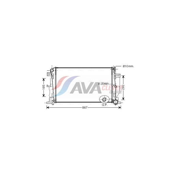 Kylare, motorkylning Ava quality cooling MS2444 AVA QUALITY COOLING Kylare, motorkylning Ava quality cooling MS2444 AVA QUALITY COOLING