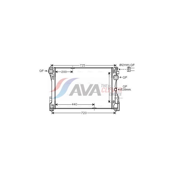 Kylare, motorkylning Ava quality cooling MS2693 AVA QUALITY COOLING