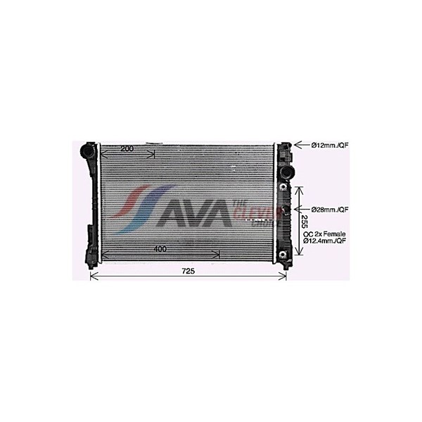 Kylare, motorkylning Ava quality cooling MS2729 AVA QUALITY COOLING Kylare, motorkylning Ava quality cooling MS2729 AVA QUALITY COOLING