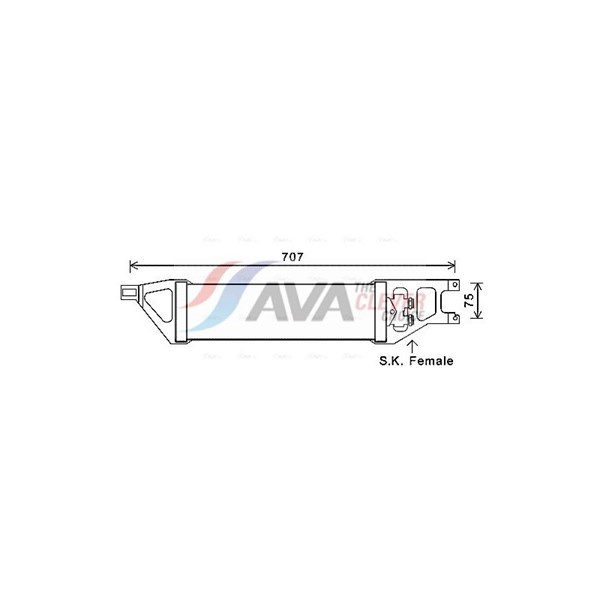 Oljekylare, automatisk transmission Ava quality cooling MS3539 AVA QUALITY COOLING Oljekylare, automatisk transmission Ava quality cooling MS3539 AVA QUALITY COOLING