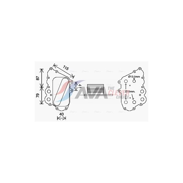 Oljekylare, motor