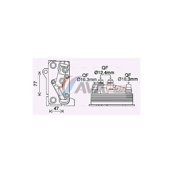 Oljekylare, automatisk transmission Oljekylare, automatisk transmission
