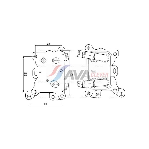 Oljekylare, motor