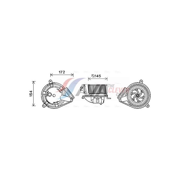 Kupéfläkt 12V, Fram Ava quality cooling MS8626 AVA QUALITY COOLING Kupéfläkt 12V, Fram Ava quality cooling MS8626 AVA QUALITY COOLING