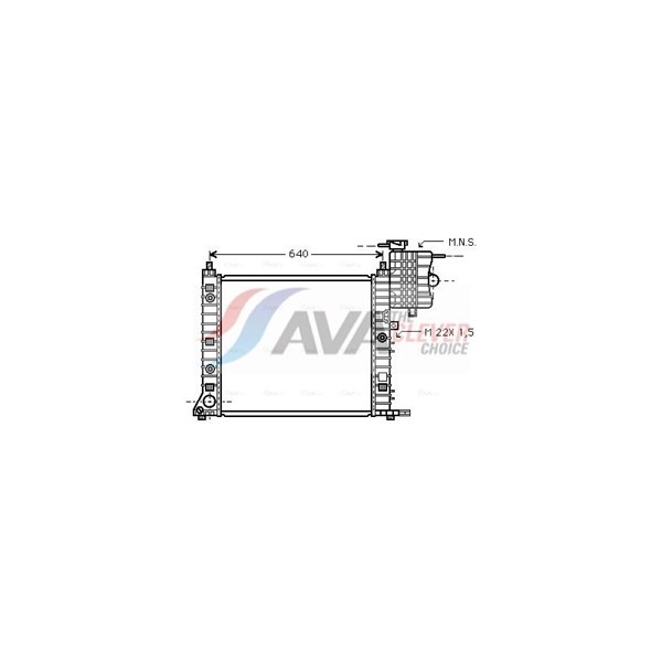 Kylare, motorkylning Ava quality cooling MSA2216 AVA QUALITY COOLING
