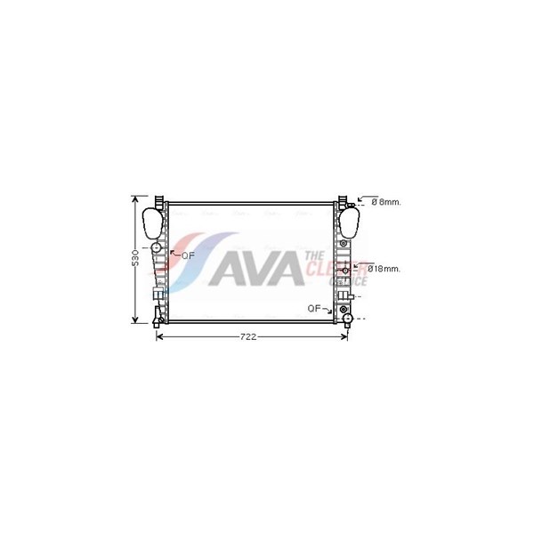 Kylare, motorkylning Ava quality cooling MSA2309 AVA QUALITY COOLING
