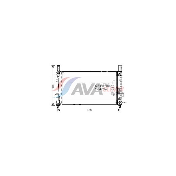 Kylare, motorkylning Ava quality cooling MSA2365 AVA QUALITY COOLING Kylare, motorkylning Ava quality cooling MSA2365 AVA QUALITY COOLING