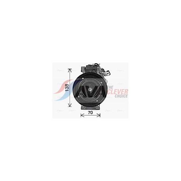 Kompressor, klimatanläggning 12V Ava quality cooling MSAK737 AVA QUALITY COOLING Kompressor, klimatanläggning 12V Ava quality cooling MSAK737 AVA QUALITY COOLING