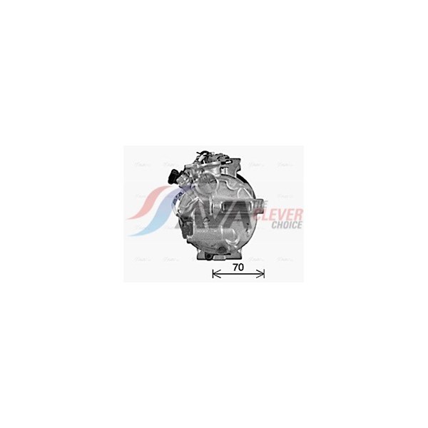 Kompressor, klimatanläggning 12V Ava quality cooling MSAK737 AVA QUALITY COOLING