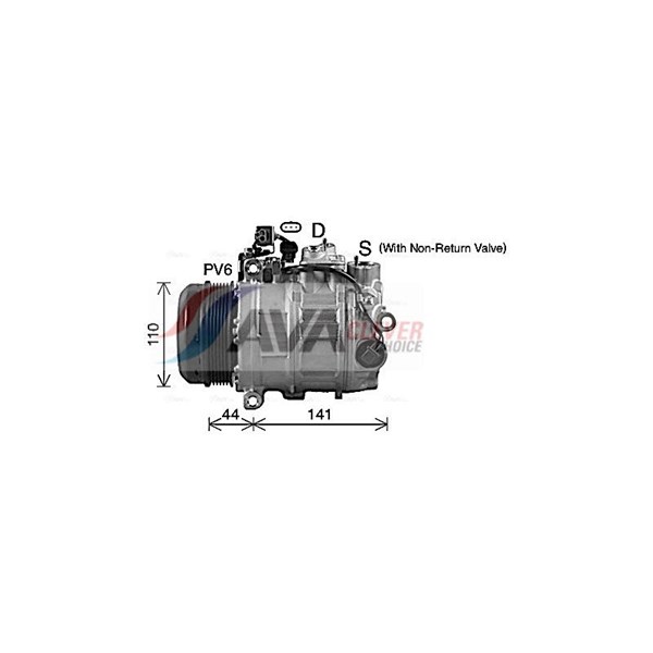 Kompressor, klimatanläggning 12V Ava quality cooling MSAK738 AVA QUALITY COOLING Kompressor, klimatanläggning 12V Ava quality cooling MSAK738 AVA QUALITY COOLING