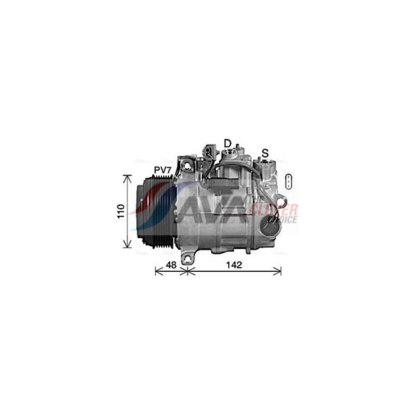 Kompressor, klimatanläggning 12V Ava quality cooling MSAK746 AVA QUALITY COOLING Kompressor, klimatanläggning 12V Ava quality cooling MSAK746 AVA QUALITY COOLING