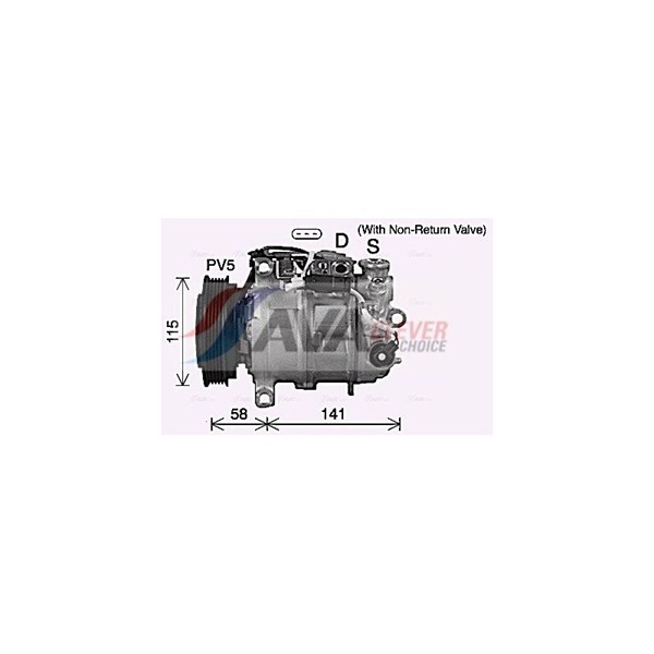 Kompressor, klimatanläggning 12V Ava quality cooling MSAK772 AVA QUALITY COOLING