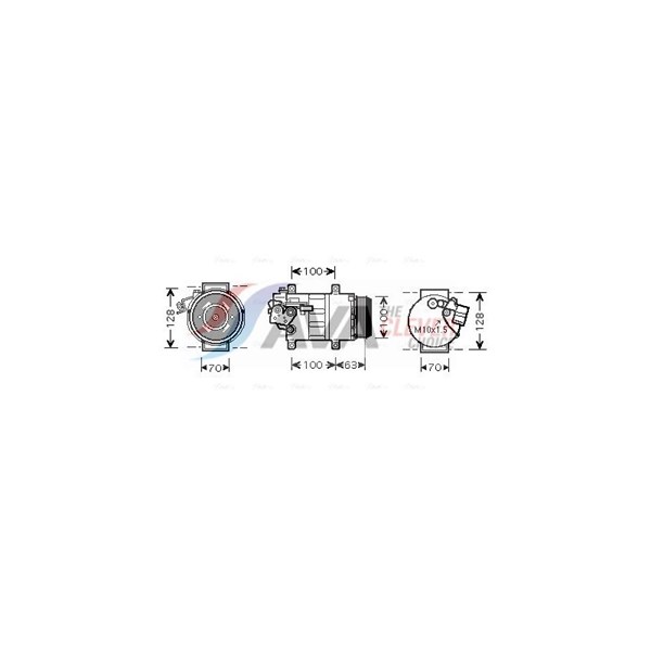 Kompressor, klimatanläggning Ava quality cooling MSK404 AVA QUALITY COOLING Kompressor, klimatanläggning Ava quality cooling MSK404 AVA QUALITY COOLING