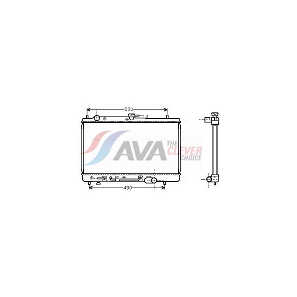 Kylare, motorkylning Ava quality cooling MZ2068 AVA QUALITY COOLING Kylare, motorkylning Ava quality cooling MZ2068 AVA QUALITY COOLING