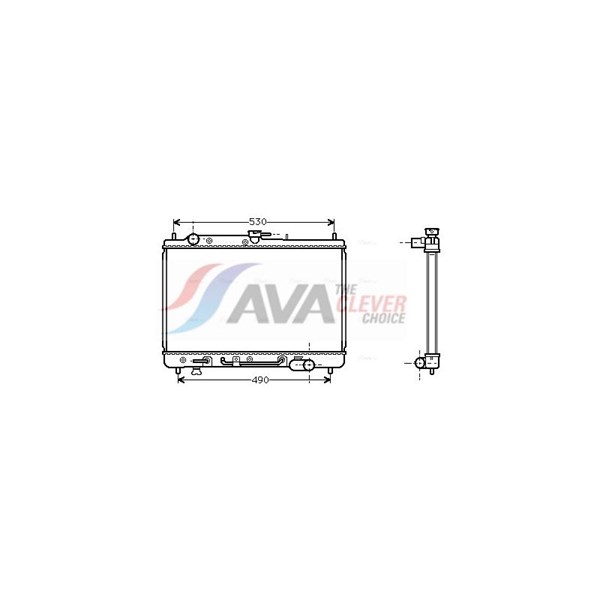 Kylare, motorkylning Ava quality cooling MZ2089 AVA QUALITY COOLING
