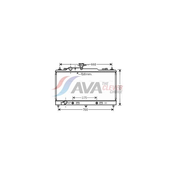 Kylare, motorkylning Ava quality cooling MZ2223 AVA QUALITY COOLING
