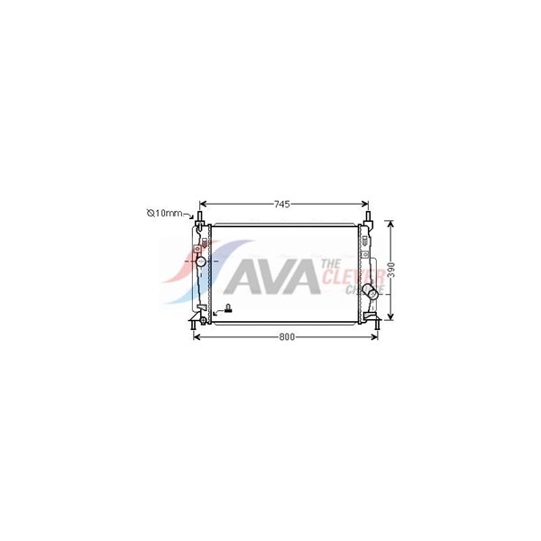 Kylare, motorkylning Ava quality cooling MZ2246 AVA QUALITY COOLING Kylare, motorkylning Ava quality cooling MZ2246 AVA QUALITY COOLING