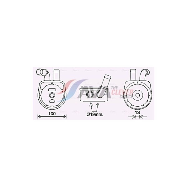 Oljekylare, motor
