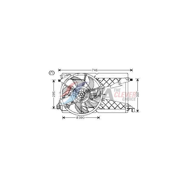 Fläkt, kylare Ava quality cooling MZ7530 AVA QUALITY COOLING Fläkt, kylare Ava quality cooling MZ7530 AVA QUALITY COOLING