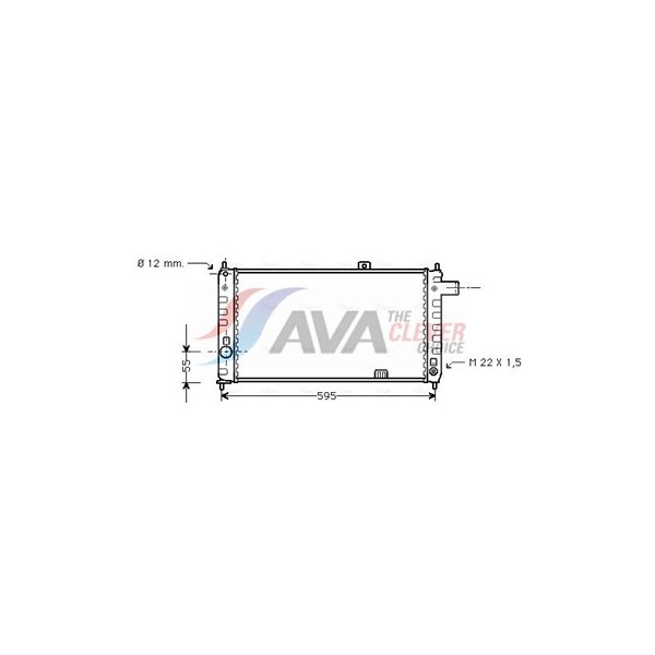 Kylare, motorkylning Ava quality cooling OL2050 AVA QUALITY COOLING