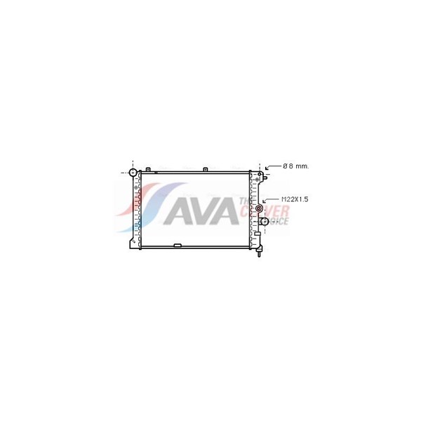 Kylare, motorkylning Ava quality cooling OL2168 AVA QUALITY COOLING Kylare, motorkylning Ava quality cooling OL2168 AVA QUALITY COOLING