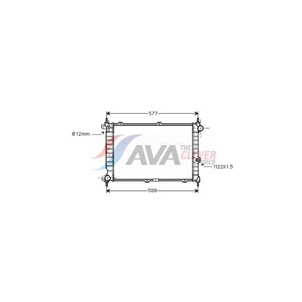 Kylare, motorkylning Ava quality cooling OL2207 AVA QUALITY COOLING Kylare, motorkylning Ava quality cooling OL2207 AVA QUALITY COOLING