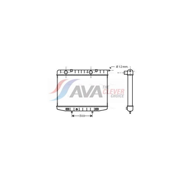 Kylare, motorkylning Ava quality cooling OL2214 AVA QUALITY COOLING