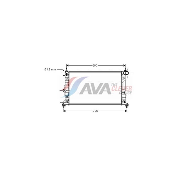 Kylare, motorkylning Ava quality cooling OL2324 AVA QUALITY COOLING Kylare, motorkylning Ava quality cooling OL2324 AVA QUALITY COOLING