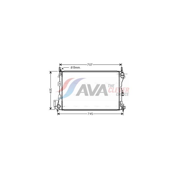 Kylare, motorkylning Ava quality cooling OL2340 AVA QUALITY COOLING Kylare, motorkylning Ava quality cooling OL2340 AVA QUALITY COOLING