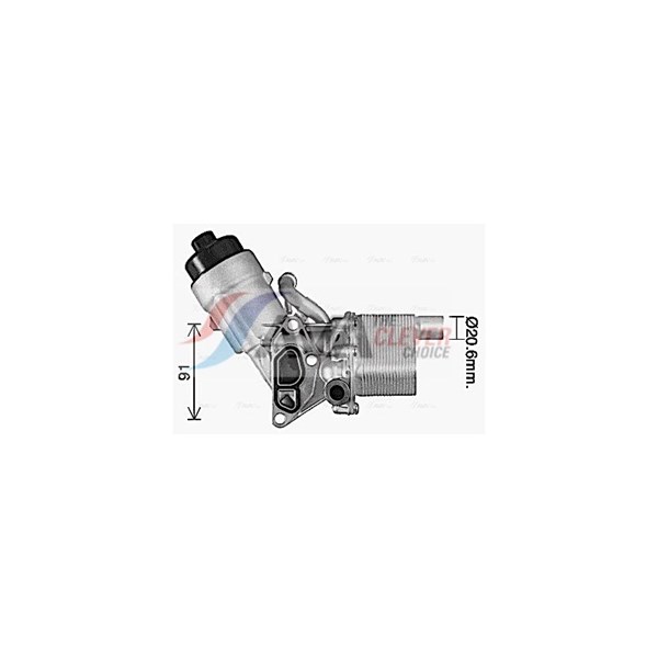 Oljekylare, motor