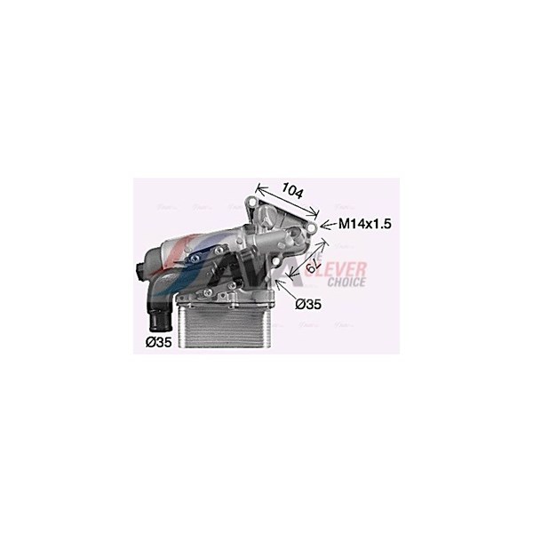 Oljekylare, motor