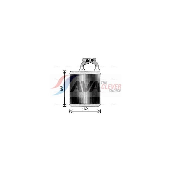 Värmeväxlare, kupévärme Ava quality cooling OL6718 AVA QUALITY COOLING