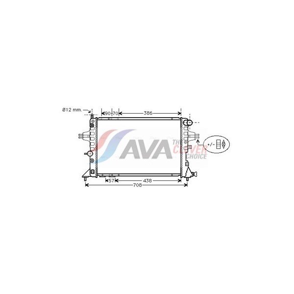 Kylare, motorkylning Ava quality cooling OLA2329 AVA QUALITY COOLING