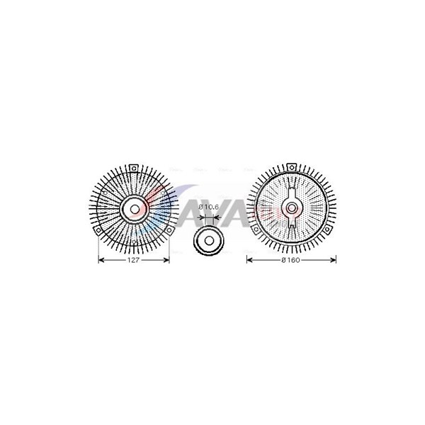 Koppling, kylarfläkt Ava quality cooling OLC552 AVA QUALITY COOLING Koppling, kylarfläkt Ava quality cooling OLC552 AVA QUALITY COOLING