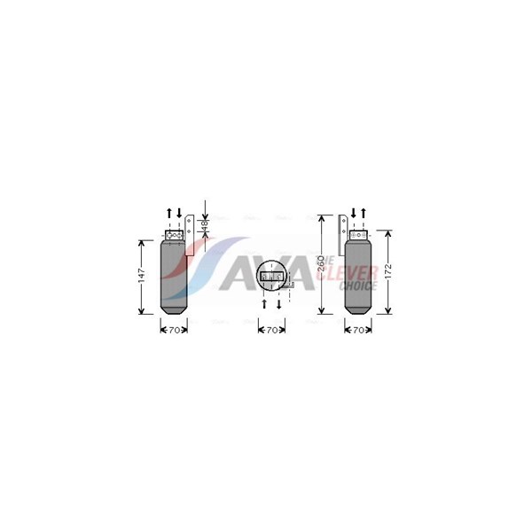 Torkfilter Ava quality cooling OLD164 AVA QUALITY COOLING