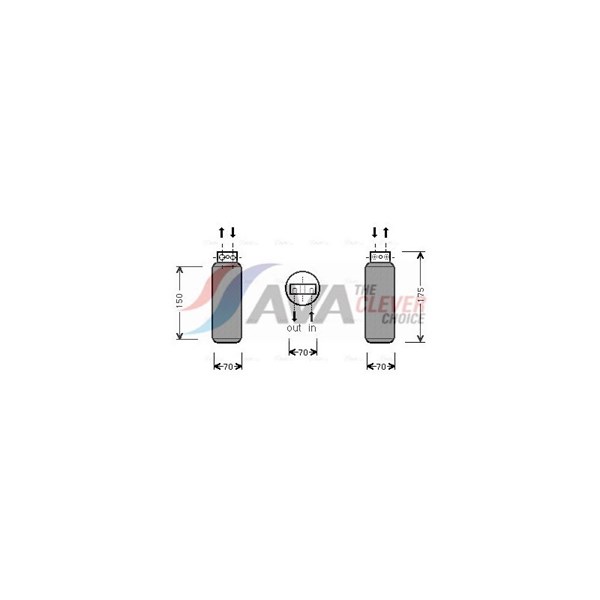Torkfilter Ava quality cooling OLD288 AVA QUALITY COOLING Torkfilter Ava quality cooling OLD288 AVA QUALITY COOLING