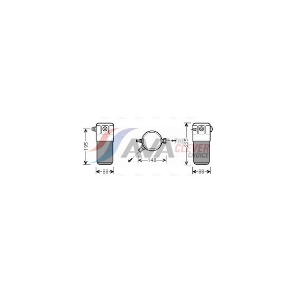 Torkfilter Ava quality cooling OLD541 AVA QUALITY COOLING Torkfilter Ava quality cooling OLD541 AVA QUALITY COOLING