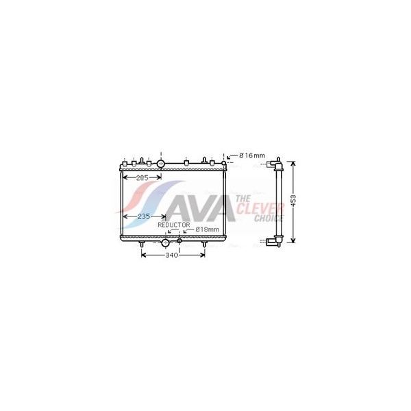 Kylare, motorkylning Ava quality cooling PE2269 AVA QUALITY COOLING
