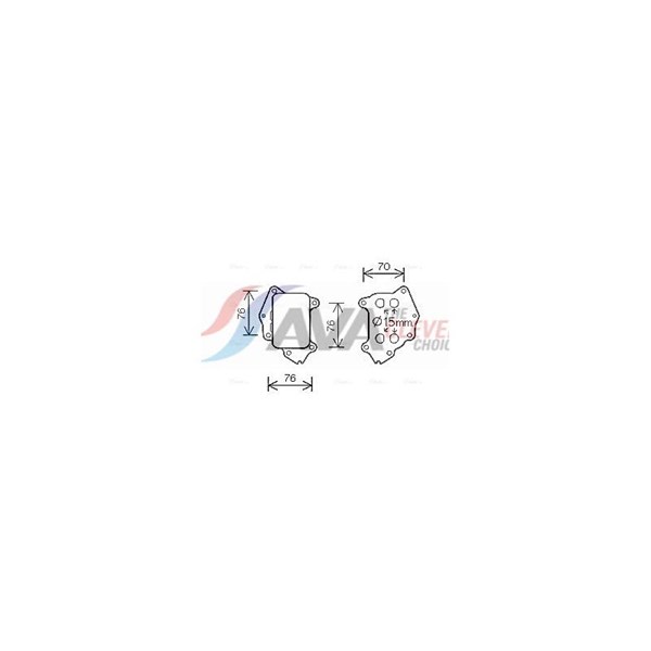 Oljekylare, motor
