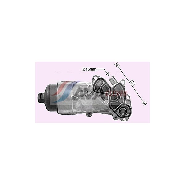 Oljekylare, motor