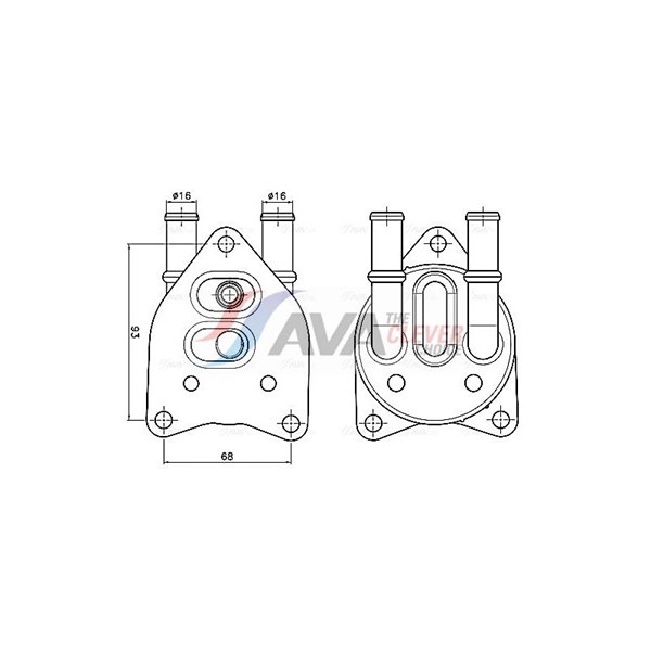 Oljekylare, automatisk transmission Oljekylare, automatisk transmission