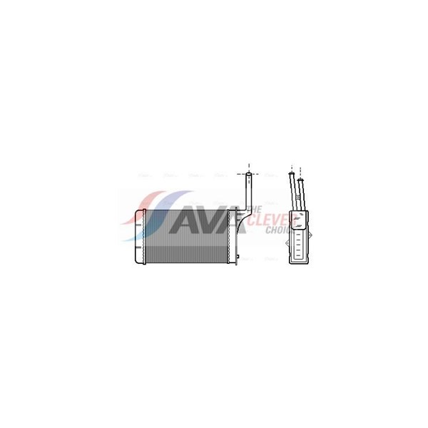 Värmeväxlare, kupévärme Ava quality cooling PE6049 AVA QUALITY COOLING Värmeväxlare, kupévärme Ava quality cooling PE6049 AVA QUALITY COOLING
