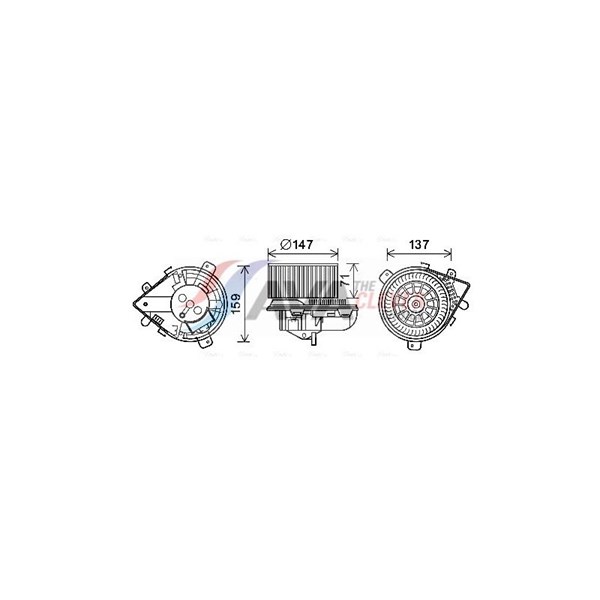 Kupéfläkt 12V, Vänster, Höger Ava quality cooling PE8380 AVA QUALITY COOLING Kupéfläkt 12V, Vänster, Höger Ava quality cooling PE8380 AVA QUALITY COOLING