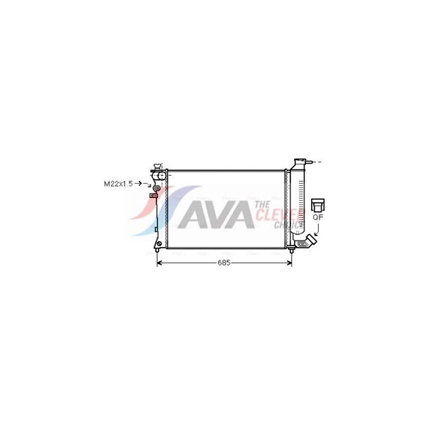Kylare, motorkylning Ava quality cooling PEA2137 AVA QUALITY COOLING