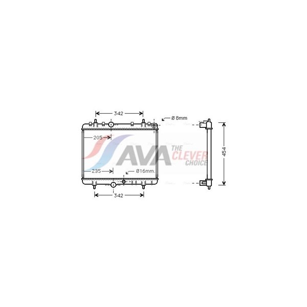 Kylare, motorkylning Ava quality cooling PEA2218 AVA QUALITY COOLING Kylare, motorkylning Ava quality cooling PEA2218 AVA QUALITY COOLING