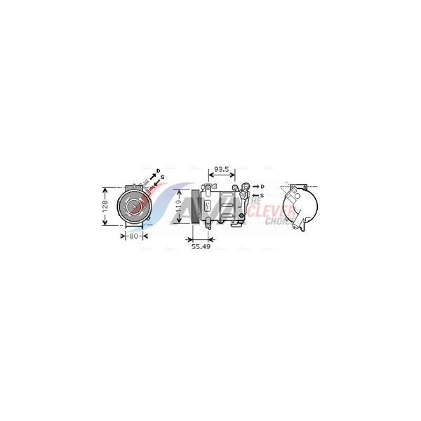 Kompressor, klimatanläggning Ava quality cooling PEK316 AVA QUALITY COOLING Kompressor, klimatanläggning Ava quality cooling PEK316 AVA QUALITY COOLING