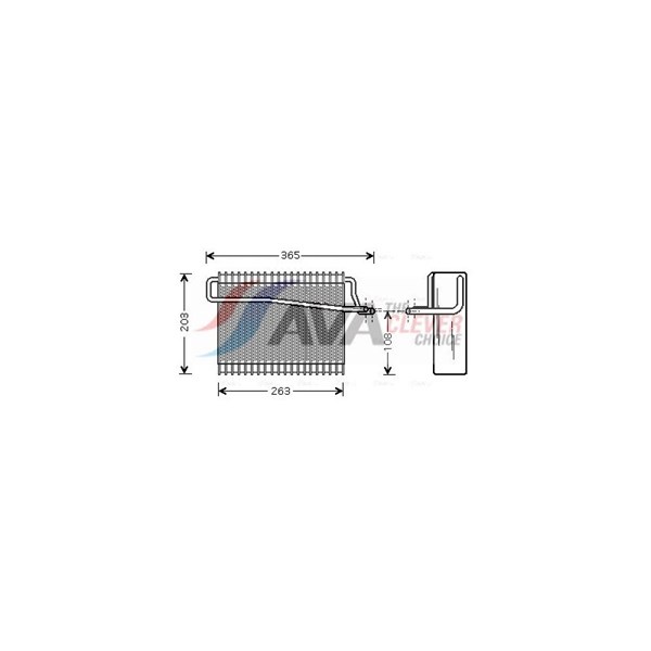 Förångare, klimatanläggning Ava quality cooling PEV039 AVA QUALITY COOLING Förångare, klimatanläggning Ava quality cooling PEV039 AVA QUALITY COOLING