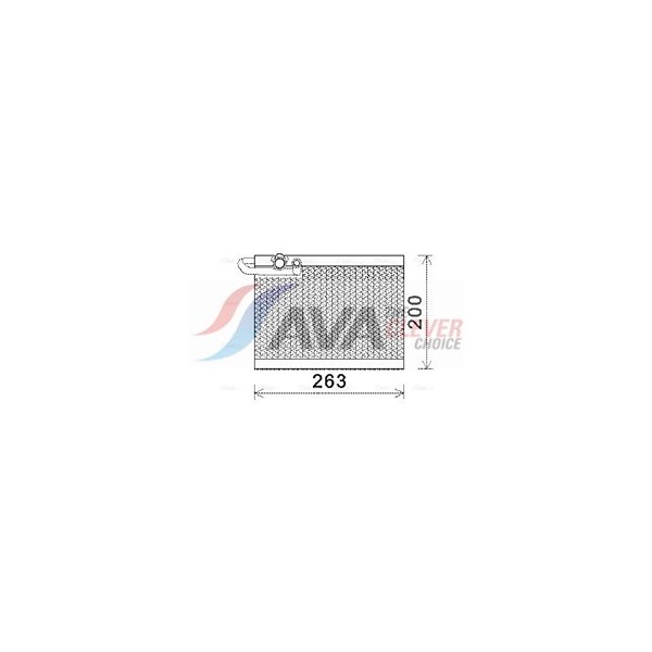 Förångare, klimatanläggning Ava quality cooling PEV351 AVA QUALITY COOLING